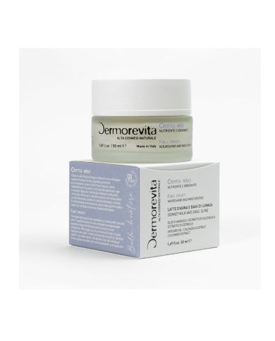 Crema viso nutriente e idratante